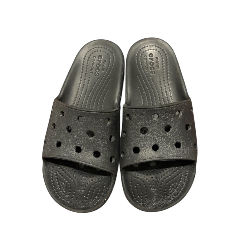 CROCS Black Slide Sandals for Kids